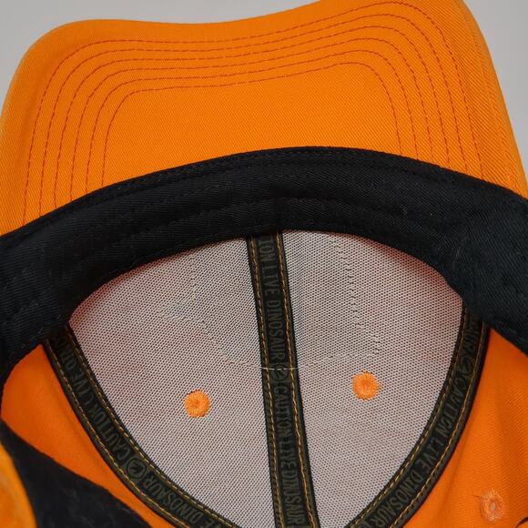 Jurassic World Patch Strapback Hat Orange One Size Universal Studios - Picture 8 of 10